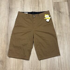 NWT Volcom 30/20 Big Boy's Youth Linestone Shorts in Tan New Skater Tillys